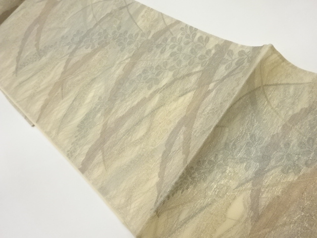 JAPANESE FUKURO OBI / FOR SUMMER / WOVEN BUSH CLOVER